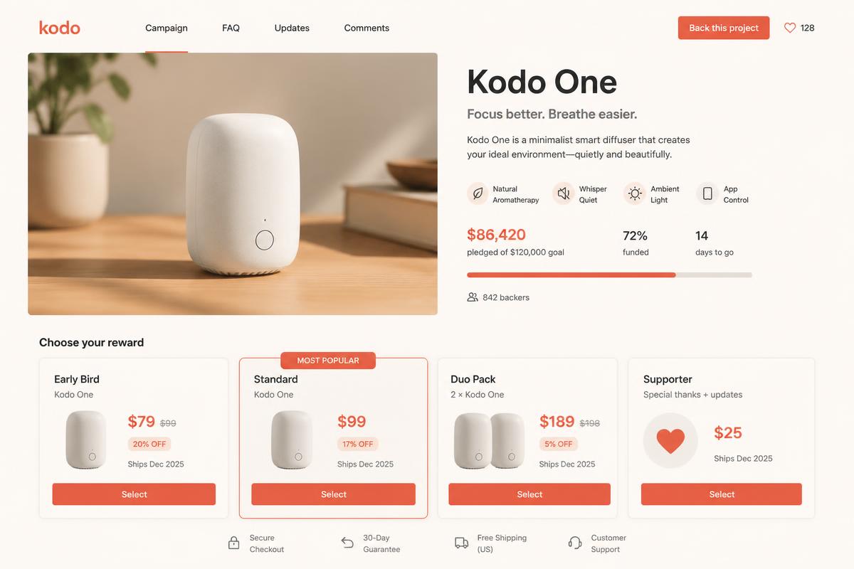 Halden: Product pre-sale demo design